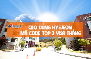 Cao đẳng Hyejeon – Hệ đại học cho nợ Topik