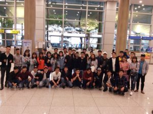 48 bạn du học sinh sang trường đại học Chosun ngày 29/4/2018