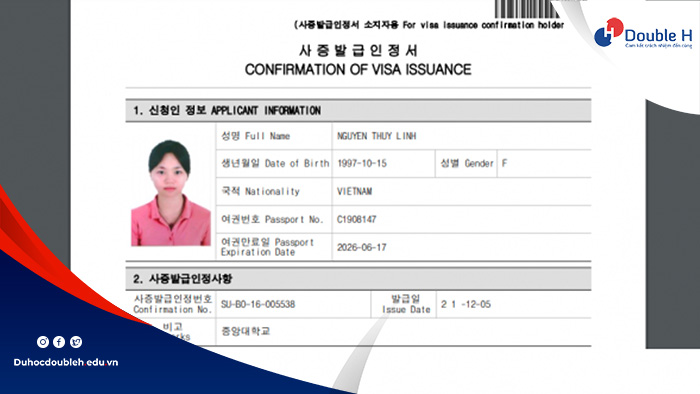Mã code visa Hàn Quốc là gì?
