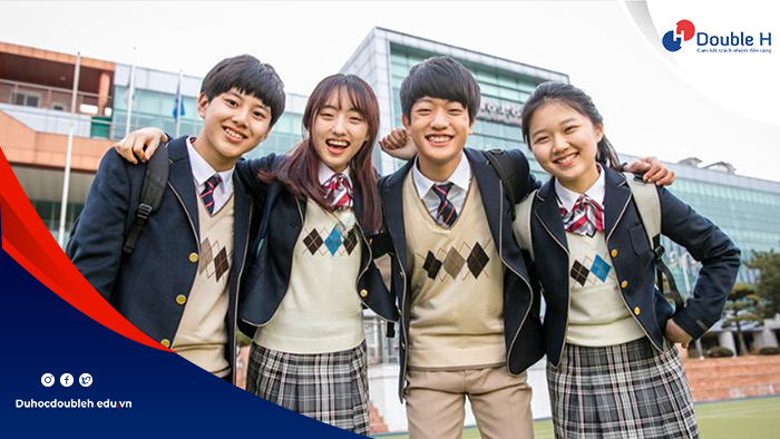 Đồng phục học sinh ở Hàn Quốc mùa đông