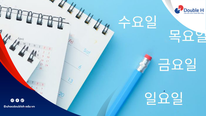 Cách viết tiếng Hàn theo ngày tháng