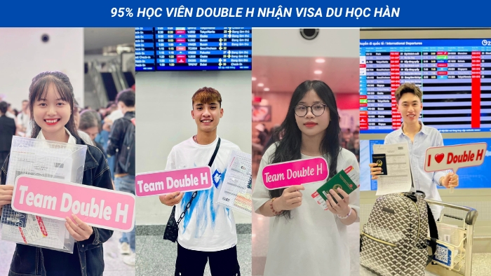 Tỷ lệ đỗ visa của Double H cao